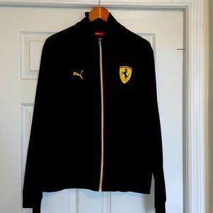 Rare Men’s Italian Ferrari Puma Athletic Zip Jacket
